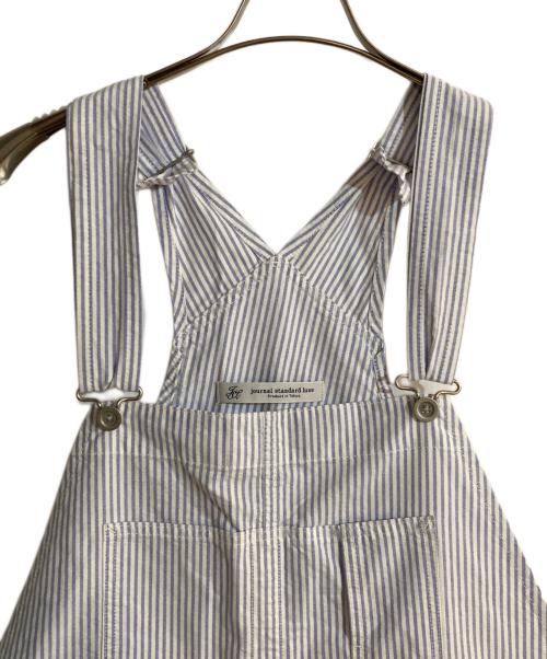 journal standard luxe（ジャーナルスタンダード ラックス）journal standard luxe (ジャーナルスタンダード リュクス) OXストライプ オーバーオール ブルー サイズ:FREE 未使用品の古着・服飾アイテム