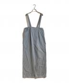 leno×CLUELリノ×クルーエル）の古着「別注ストライプ柄サロペット」｜ブルー