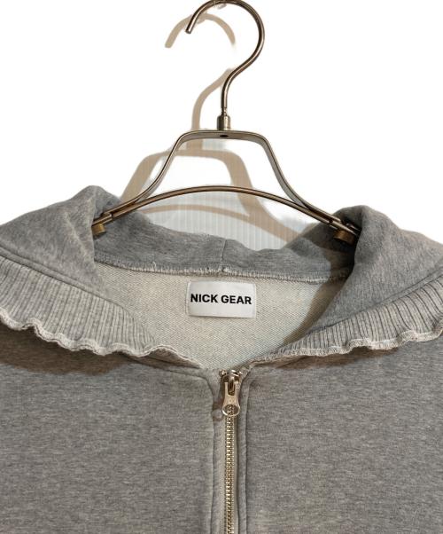 nick gear（ニックギア）NICK GEAR (ニックギア) ジップパーカー グレー サイズ:Freeの古着・服飾アイテム