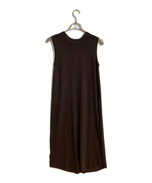 theory（セオリー）theory (セオリー) ノースリーブワンピース ブラウン サイズ:Sの古着・服飾アイテム