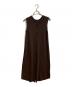 theory（セオリー）の古着「ノースリーブワンピース」｜ブラウン