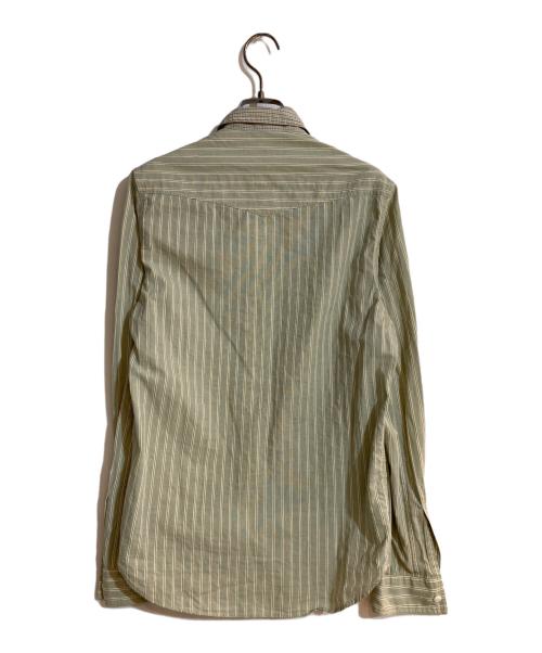 RRL（ダブルアールエル）RRL (ダブルアールエル) ストライプシャツ グリーン サイズ:XSの古着・服飾アイテム