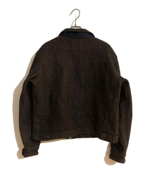 BROWN'S BEACH JACKET（ブラウンズビーチジャケット）BROWN'S BEACH JACKET (ブラウンズビーチジャケット) DOUBLE FLAP JACKET ブラウン サイズ:38の古着・服飾アイテム