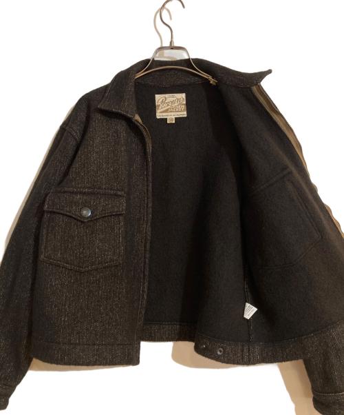 BROWN'S BEACH JACKET（ブラウンズビーチジャケット）BROWN'S BEACH JACKET (ブラウンズビーチジャケット) DOUBLE FLAP JACKET ブラウン サイズ:38の古着・服飾アイテム