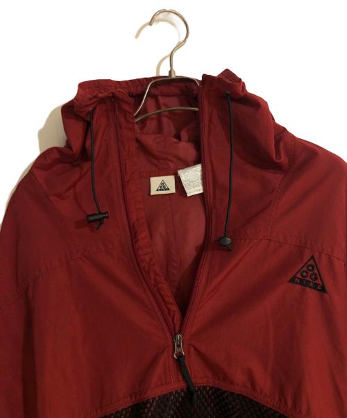 NIKE ACG（ナイキエーシージー）NIKE ACG (ナイキエージーシー) アノラックパーカー レッド サイズ:Mの古着・服飾アイテム
