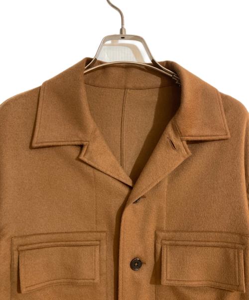 ERMENEGILDO ZEGNA（エルメネジルド・ゼニア）ERMENEGILDO ZEGNA (エルメネジルド・ゼニア) OASI カシミヤシャツジャケット ブラウン サイズ:Sの古着・服飾アイテム