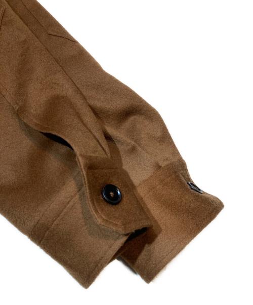 ERMENEGILDO ZEGNA（エルメネジルド・ゼニア）ERMENEGILDO ZEGNA (エルメネジルド・ゼニア) OASI カシミヤシャツジャケット ブラウン サイズ:Sの古着・服飾アイテム