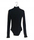 LE PHILル フィル）の古着「タートルネックカシミヤ混ニット」｜ブラック