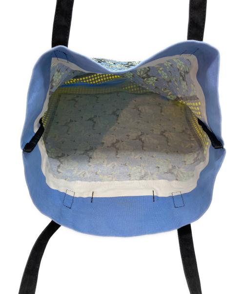 MARNI（マルニ）MARNI (マルニ) マーケットスカーフトートバッグ ブルーの古着・服飾アイテム