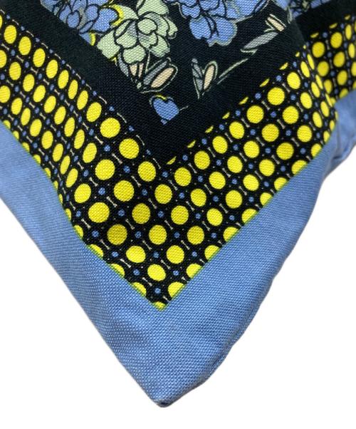 MARNI（マルニ）MARNI (マルニ) マーケットスカーフトートバッグ ブルーの古着・服飾アイテム