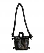 olendオレンド）の古着「MICRO ONA VEGAN LEATHER BAG」｜ブラック