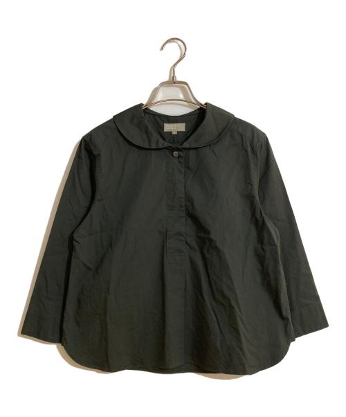 MARGARET HOWELL（マーガレットハウエル）MARGARET HOWELL (マーガレットハウエル) COTTON SILK POPLIN シャツ グリーン サイズ:Iの古着・服飾アイテム