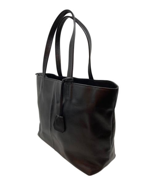 green label relaxing（グリーンレーベルリラクシング）green label relaxing (グリーンレーベルリラクシング) レザートートバッグ ブラックの古着・服飾アイテム