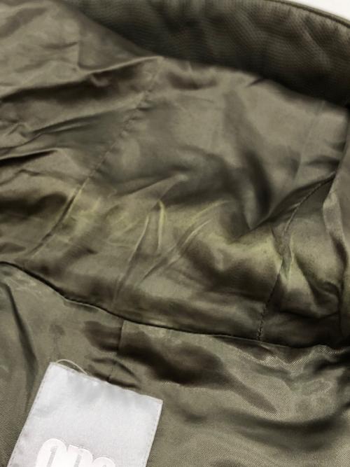 ONE GRAVITY（ワングラヴィティ）ONE GRAVITY (ワングラヴィティ) レザーブルゾン オリーブ サイズ:Lの古着・服飾アイテム