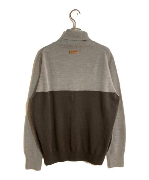 perfect tan（パーフェクト タン）perfect tan (パーフェクト タン) Kuchibue Golf Gentleman タートルネックニット グレー サイズ:XLの古着・服飾アイテム