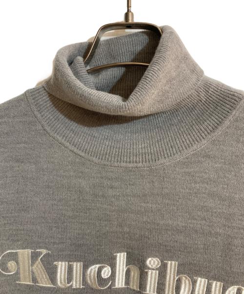 perfect tan（パーフェクト タン）perfect tan (パーフェクト タン) Kuchibue Golf Gentleman タートルネックニット グレー サイズ:XLの古着・服飾アイテム