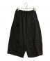 Y's for living（ワイズフォーリビング）の古着「サテンサルエルパンツ」｜ブラック