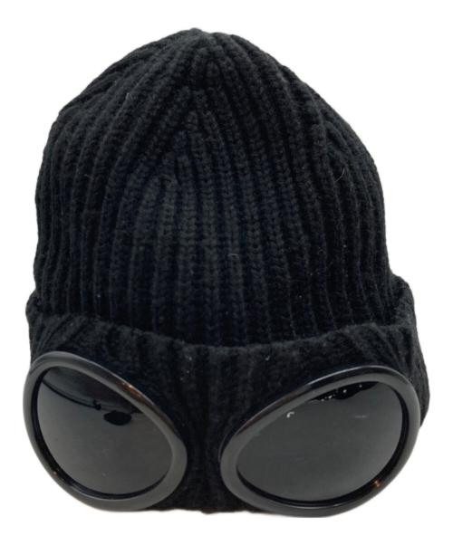 C.P COMPANY（シーピーカンパニー）C.P COMPANY (シーピーカンパニー) Cotton Goggle Beanie ブラックの古着・服飾アイテム