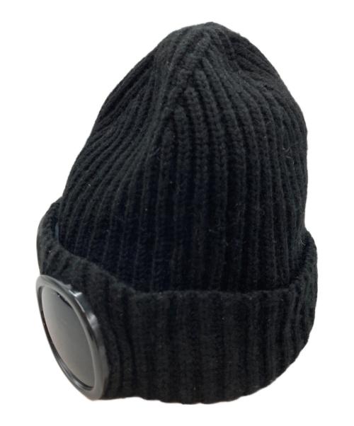 C.P COMPANY（シーピーカンパニー）C.P COMPANY (シーピーカンパニー) Cotton Goggle Beanie ブラックの古着・服飾アイテム