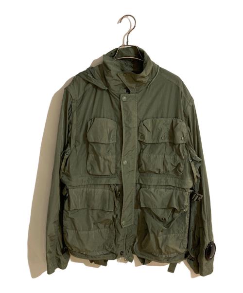 C.P COMPANY（シーピーカンパニー）C.P COMPANY (シーピーカンパニー) Chrome-R Goggle Utility Jacket グリーン サイズ:48の古着・服飾アイテム