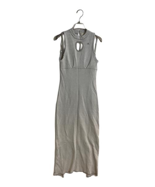 ANDMARY（アンドマリー）andmary (アンドマリー) daisy knit dress グレー サイズ:FREEの古着・服飾アイテム