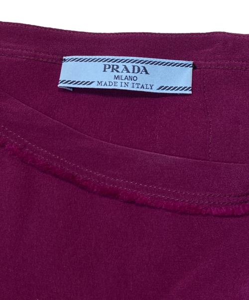 PRADA（プラダ）PRADA (プラダ) 長袖ブラウス パープル サイズ:不明の古着・服飾アイテム