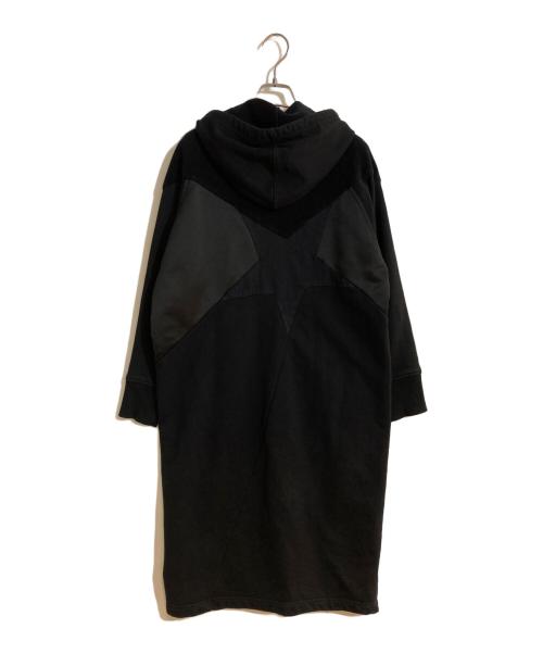 DIESEL（ディーゼル）DIESEL (ディーゼル) ロングジップパーカー ブラック サイズ:XSの古着・服飾アイテム