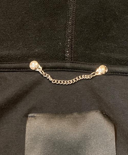 DIESEL（ディーゼル）DIESEL (ディーゼル) ロングジップパーカー ブラック サイズ:XSの古着・服飾アイテム