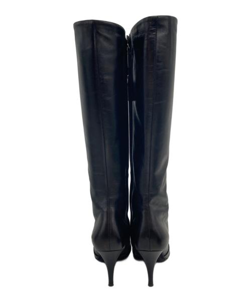 LOUIS VUITTON（ルイ ヴィトン）LOUIS VUITTON (ルイ ヴィトン) モノグラムチャームロングブーツ ブラック サイズ:35 1/2の古着・服飾アイテム