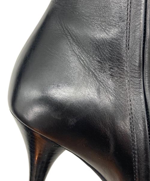 LOUIS VUITTON（ルイ ヴィトン）LOUIS VUITTON (ルイ ヴィトン) モノグラムチャームロングブーツ ブラック サイズ:35 1/2の古着・服飾アイテム