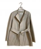 MaxMaraマックスマーラ）の古着「クチートアマーノショートベルテッドコート」｜ベージュ