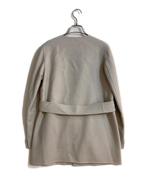 MaxMara（マックスマーラ）MaxMara (マックスマーラ) クチートアマーノショートベルテッドコート ベージュ サイズ:38の古着・服飾アイテム