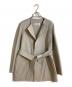 MaxMara（マックスマーラ）の古着「クチートアマーノショートベルテッドコート」｜ベージュ