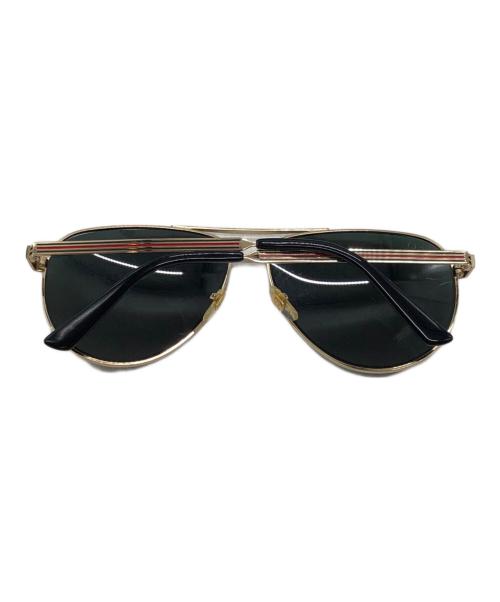 GUCCI（グッチ）GUCCI (グッチ) Aviator ゴールド サイズ:61□13 140の古着・服飾アイテム