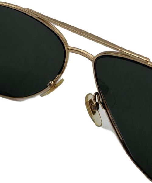 GUCCI（グッチ）GUCCI (グッチ) Aviator ゴールド サイズ:61□13 140の古着・服飾アイテム