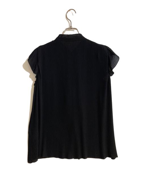 UNITED TOKYO（ユナイテッドトーキョー）UNITED TOKYO (ユナイテッドトーキョー) プリーツブラウス ブラック サイズ:1の古着・服飾アイテム