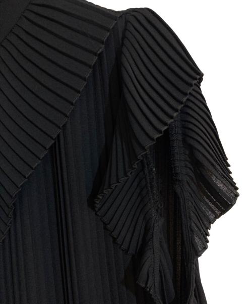 UNITED TOKYO（ユナイテッドトーキョー）UNITED TOKYO (ユナイテッドトーキョー) プリーツブラウス ブラック サイズ:1の古着・服飾アイテム