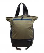 Patagoniaパタゴニア）の古着「ウルトラライトブラックホールトートバッグ」｜グリーン