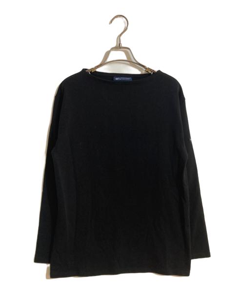 SAINT JAMES（セントジェームス）SAINT JAMES (セントジェームス) バスクシャツ ブラック サイズ:Mの古着・服飾アイテム