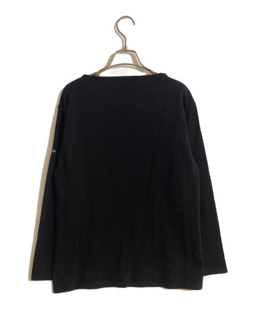 SAINT JAMES（セントジェームス）SAINT JAMES (セントジェームス) バスクシャツ ブラック サイズ:Mの古着・服飾アイテム