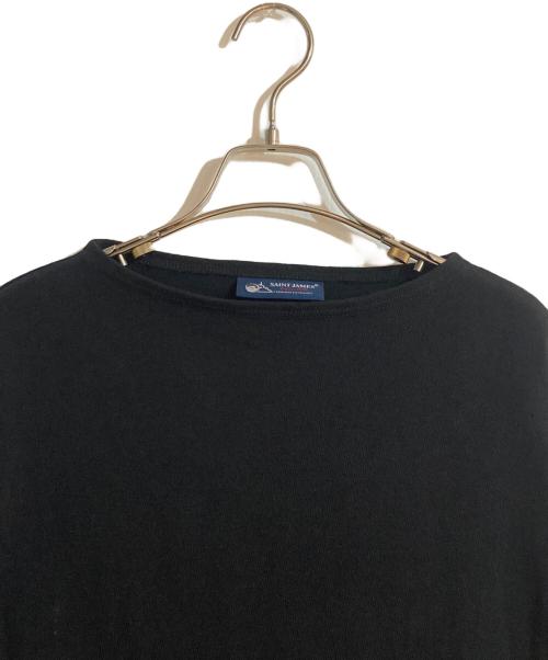 SAINT JAMES（セントジェームス）SAINT JAMES (セントジェームス) バスクシャツ ブラック サイズ:Mの古着・服飾アイテム