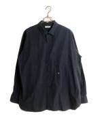 nanamicaナナミカ）の古着「Regular Collar Wind Shirt」｜ネイビー