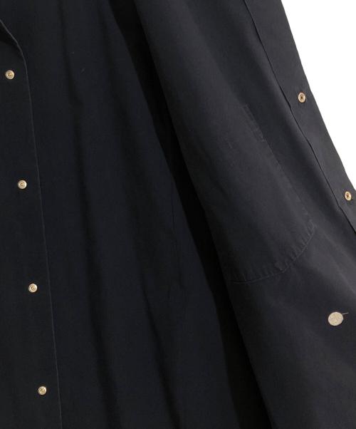 nanamica（ナナミカ）nanamica (ナナミカ) Regular Collar Wind Shirt ネイビー サイズ:XLの古着・服飾アイテム