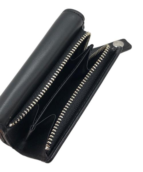 Vivienne Westwood RED LABEL（ヴィヴィアンウエストウッドレッドレーベル）Vivienne Westwood RED LABEL (ヴィヴィアンウエストウッドレッドレーベル) オーブパッチ3つ折り財布 ブラックの古着・服飾アイテム