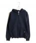 RUSSELL ATHLETIC（ラッセルアスレチック）の古着「プレーンジップパーカー」｜ネイビー