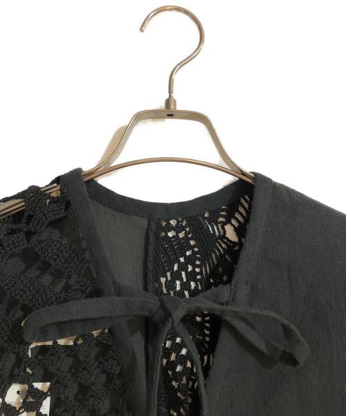 BEAMS（ビームス）BEAMS (ビームス) 77circa (ナナナナサーカ) AntquLace V SP ブラック サイズ:one size 未使用品の古着・服飾アイテム