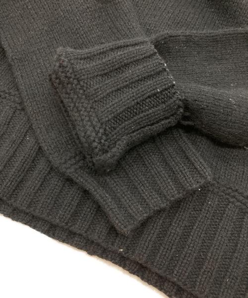 POLO RALPH LAUREN（ポロ・ラルフローレン）POLO RALPH LAUREN (ポロ・ラルフローレン) HAND KNIT ハイネックボタンニット ブラック サイズ:Mの古着・服飾アイテム