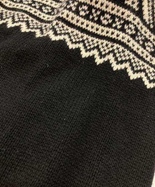 POLO RALPH LAUREN（ポロ・ラルフローレン）POLO RALPH LAUREN (ポロ・ラルフローレン) HAND KNIT ハイネックボタンニット ブラック サイズ:Mの古着・服飾アイテム