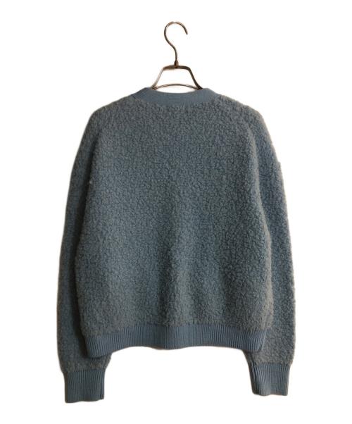 ROPE（ロペ）ROPE (ロペ) ショート丈 Vネックニットカーディガン スカイブルー サイズ:FREEの古着・服飾アイテム