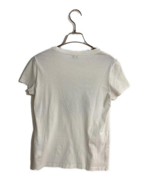 KENZO（ケンゾー）KENZO (ケンゾー) Tiger Head Printing Logo Cotton Short Sleeve ホワイト サイズ:XSの古着・服飾アイテム